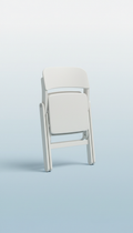 Cloud White Folding Chair