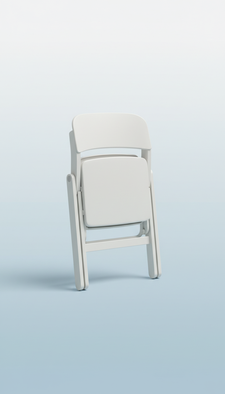 Cloud White Folding Chair